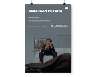 American Psycho Cinematic Movie Poster