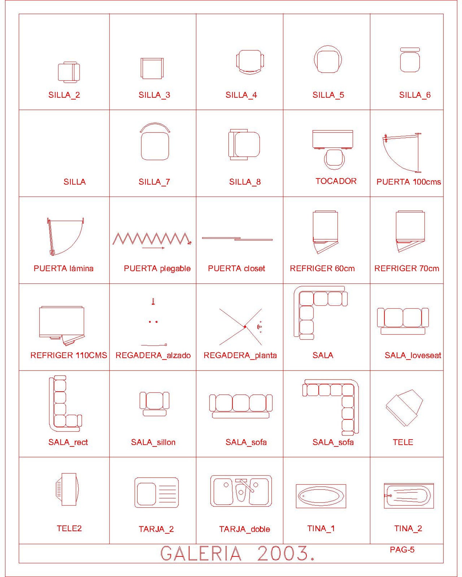 Autocad 2D DWG DXF PDF Room House Block, 2d Drawing,autocad 2D Template ...