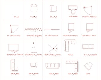 May include: A black and white line drawing illustration of furniture and household items, including chairs, doors, refrigerators, a bathtub, a sink, and a sofa. The image is labeled "GALERIA 2003." and "PAG-5".