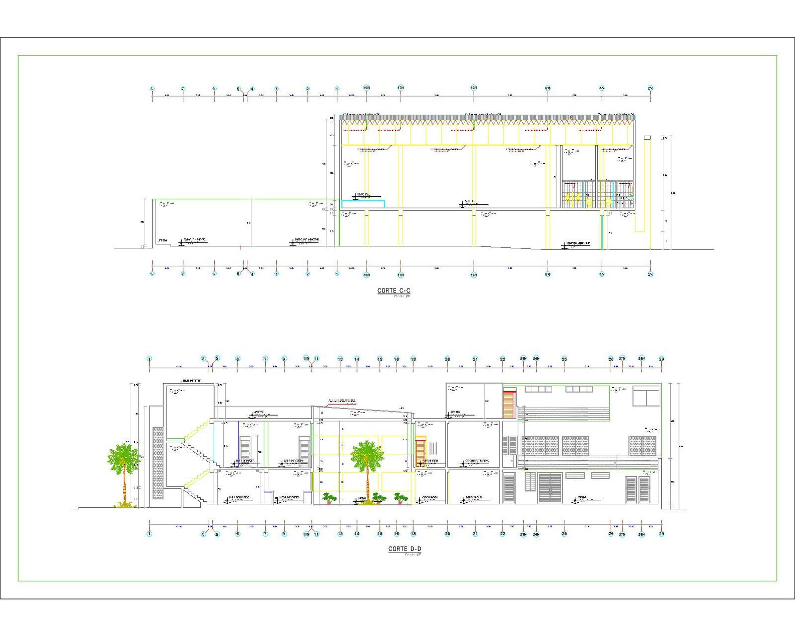Autocad 2D DWG, DXF PDF Cıtyhallfile,autocad 2D Template - Etsy