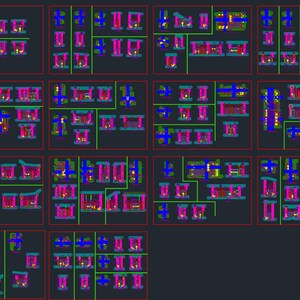 Details And Terms Of Typical  Autocad Architectural of bathroom and toilet furnishings,2D DWG PDF File, Ready Block for Autocad, 2D Drawing