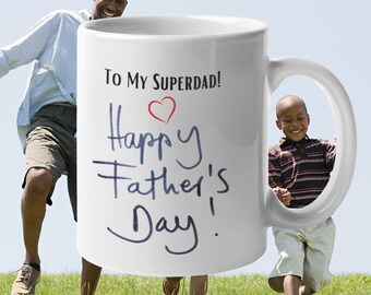 Keramische Superdad-mok, fijn vaderdagcadeau