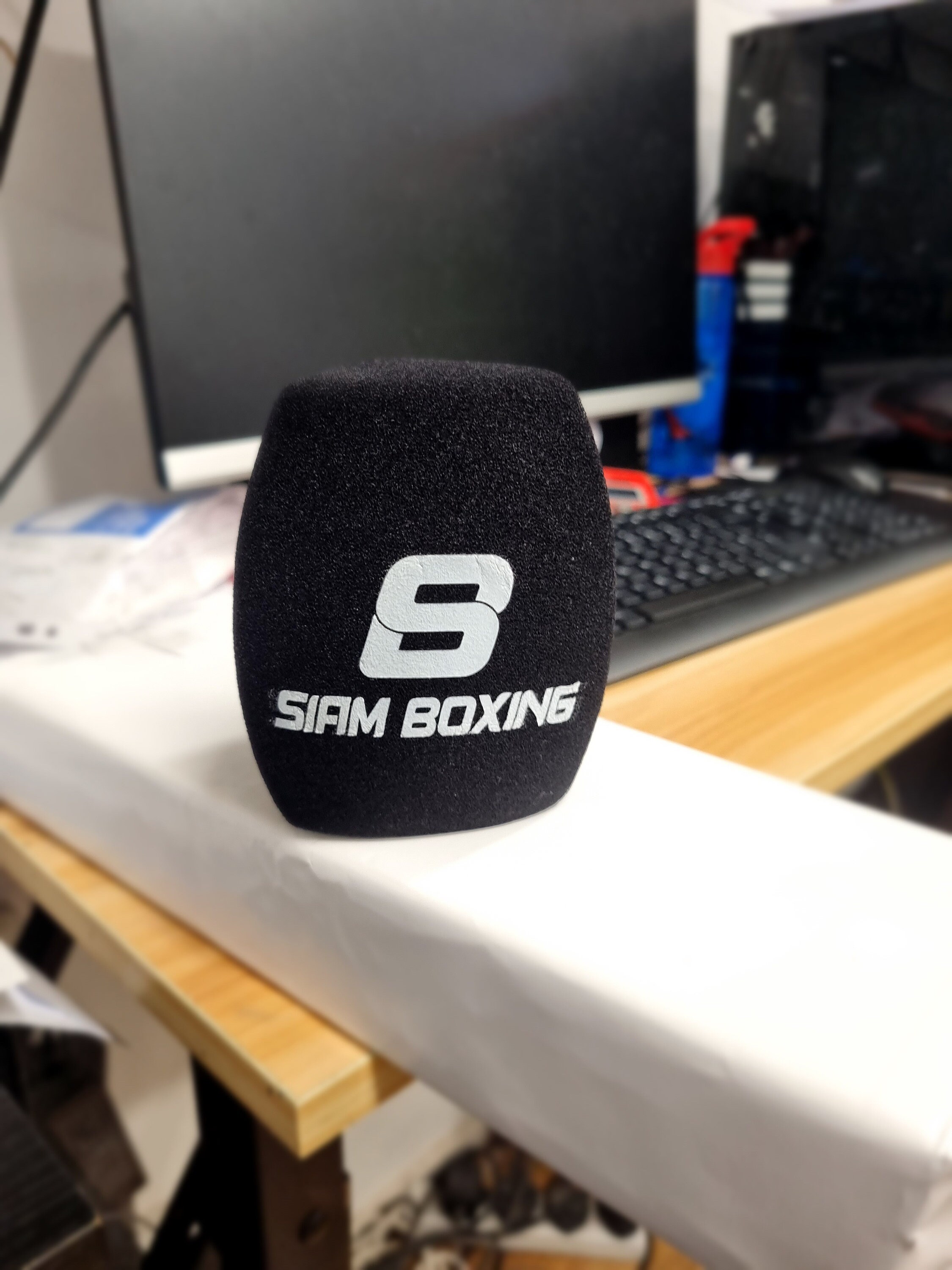 Customised Mic Foam Windscreen Cover for Microphone Sponge Windshield, Microphone Foam, Double