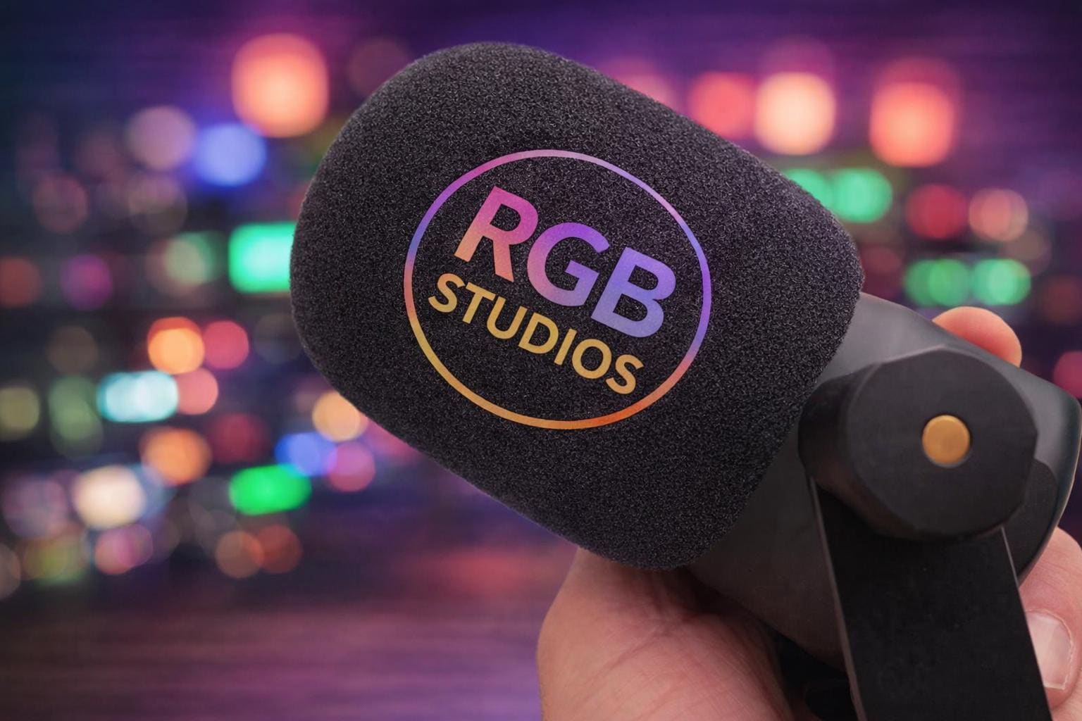 Custom Rode Podmic Foam Cover – Personalised Mic Windscreen With Logo ...