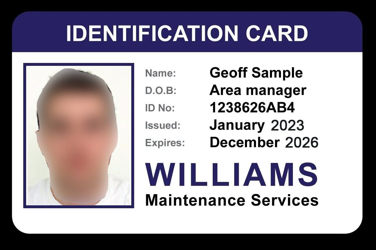 Custom ID Badge, Design Your Own Id Card, Plastic Badge, Office Badge ...