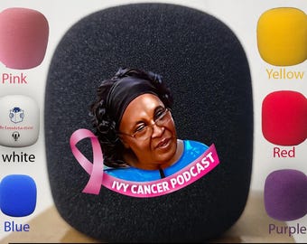 Paravientos de micrófono con logotipo personalizado para Rode Wireless Go II: a todo color, doble cara