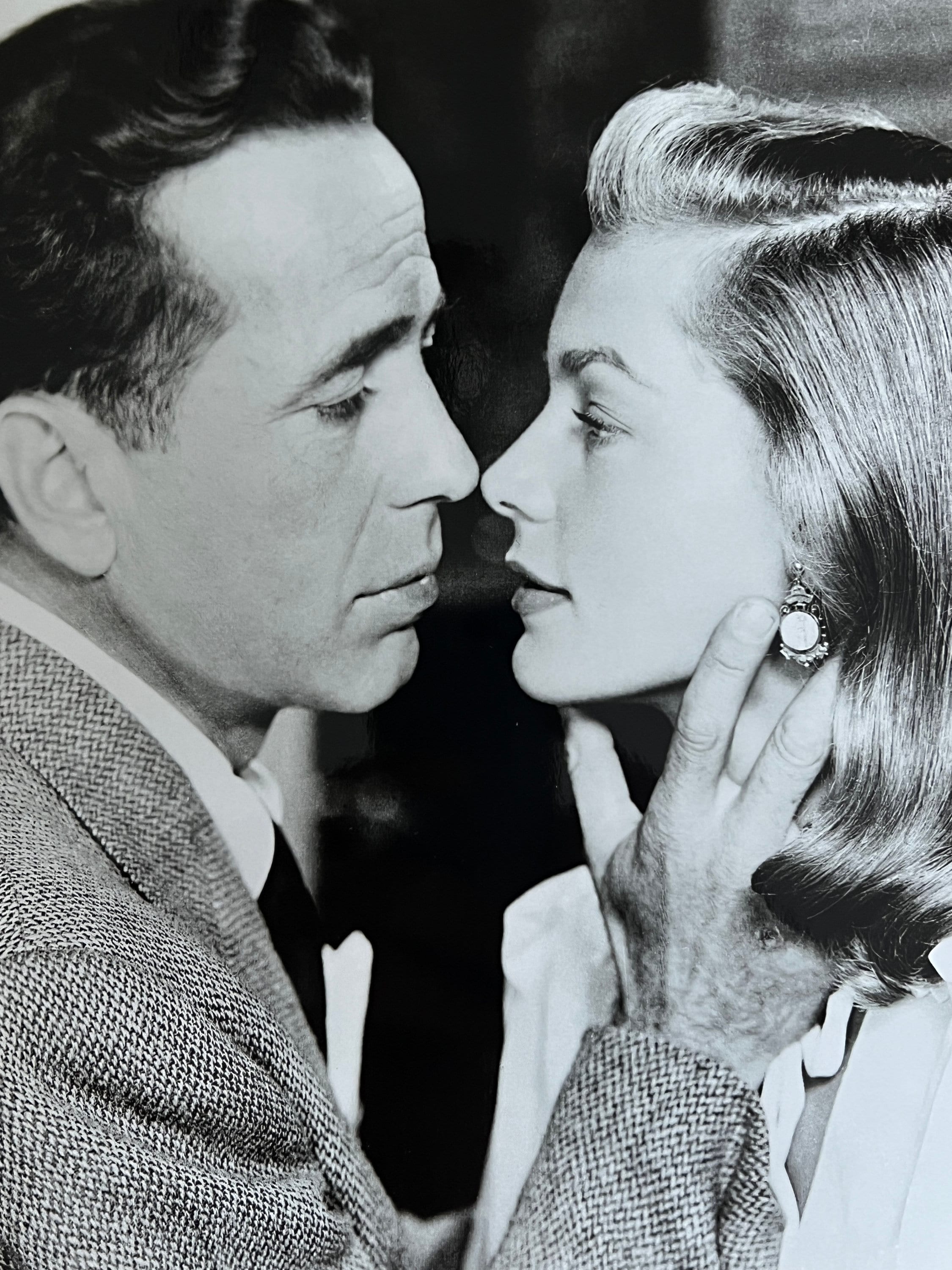 Lauren Bacall And Humphrey Bogart Kiss