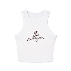 Karol G Tropicoqueta Chic Casual Crop Tank Top, Summer Essential,