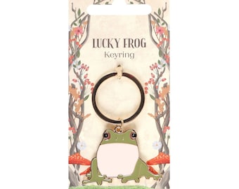 Lucky Frog Keyring - Brand New