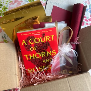 Complete DIY-boekbindset voor ACOTAR-boek 1 (andere boeken beschikbaar) inclusief toegang tot instructievideo's - alle materialen en optionele hulpmiddelen