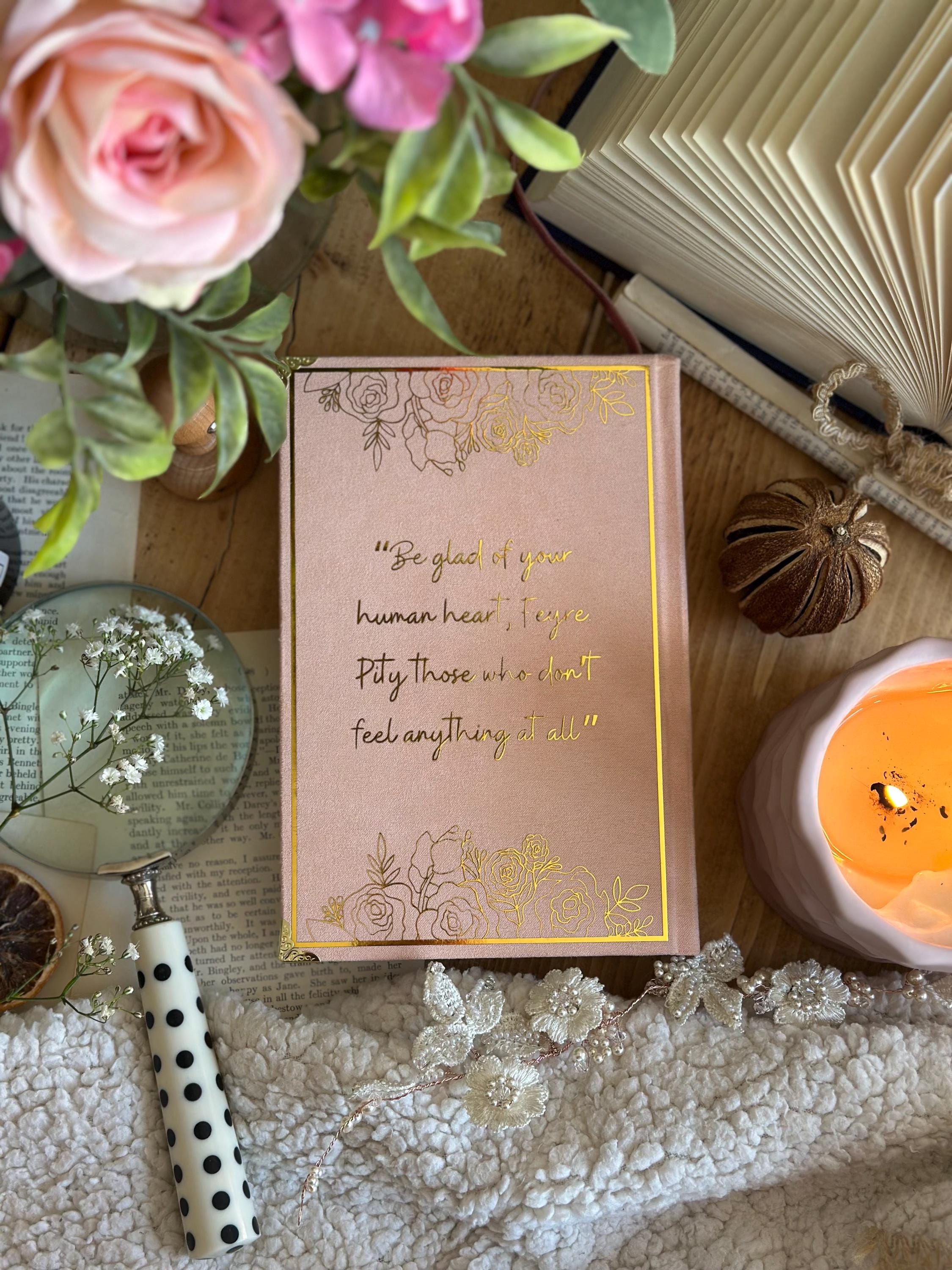 A Court of Thorns & Roses The ELAIN EDITION (pink ombre) by Sarah J. Maas | Custom Book Rebind (Handmade) - Special, Book Binding, ACOTAR