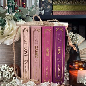 Twisted (Love, Games, Hate, Lies) Series by Ana Huang Custom Book Rebind (Handmade) | Special Edition, Book Binding, BookTok, Xmas Gift Idea