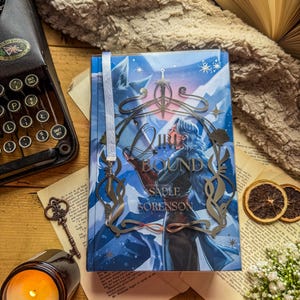 Dire Bound by Sable Sorenson with artwork by Minart 1405 - Custom Book Rebind (Handmade) | Special Edition, Book Binding, Personalised Gift