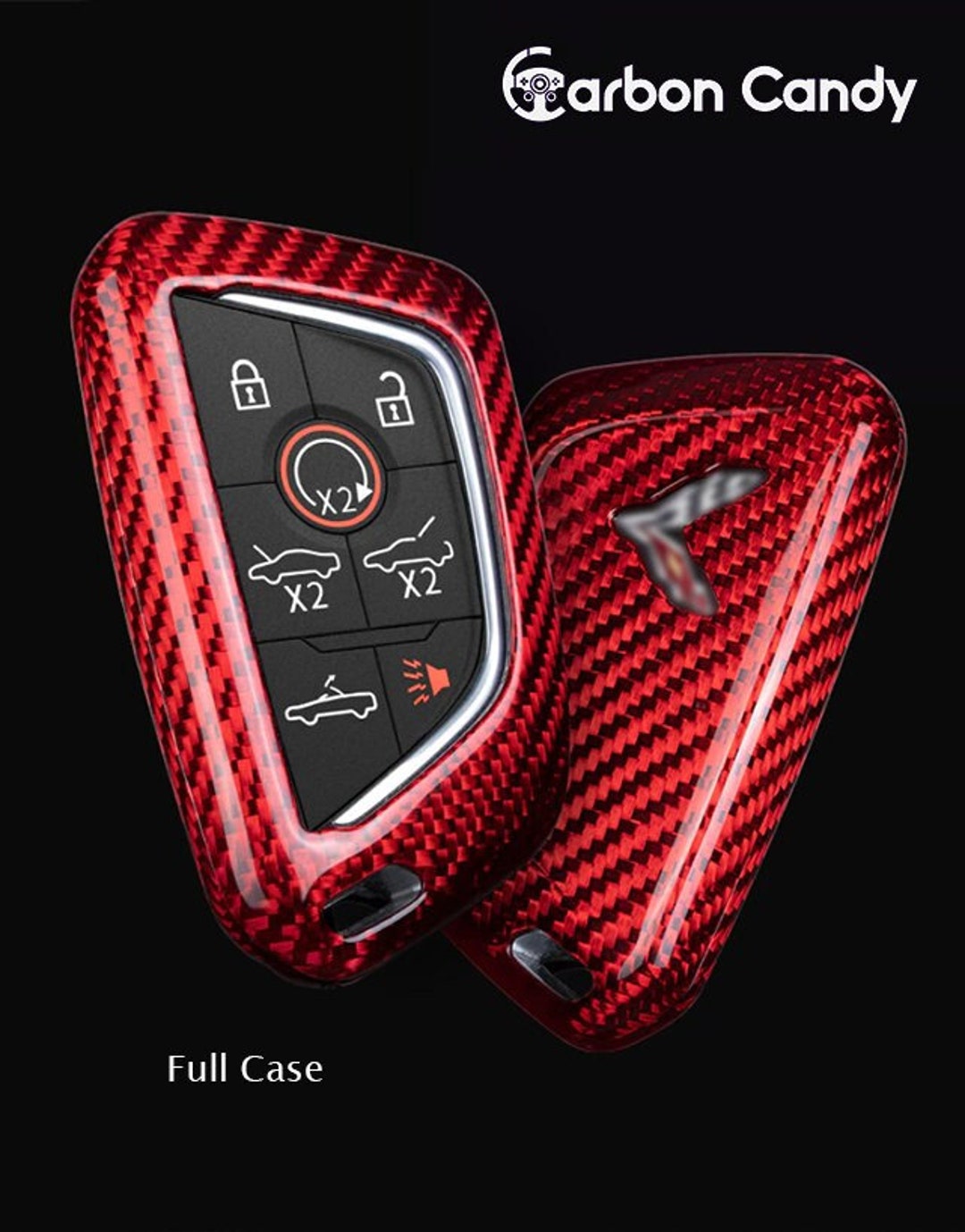 Chevrolet Corvette C8 Premium 3K Carbon Fiber Key Fob Casing Etsy