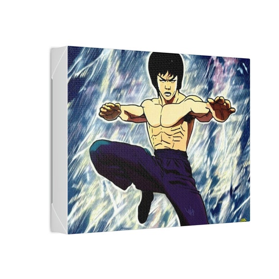 Bruce Lee Anime Style - Etsy Bruce Lee Anime Style - Etsy
