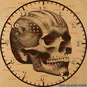 Laser Burn PNG, Digital File, 3D Illusion, 3D Laser Engrave, Laser Engraving Design, Instant Download, Skull, American Skull, 3D Skull