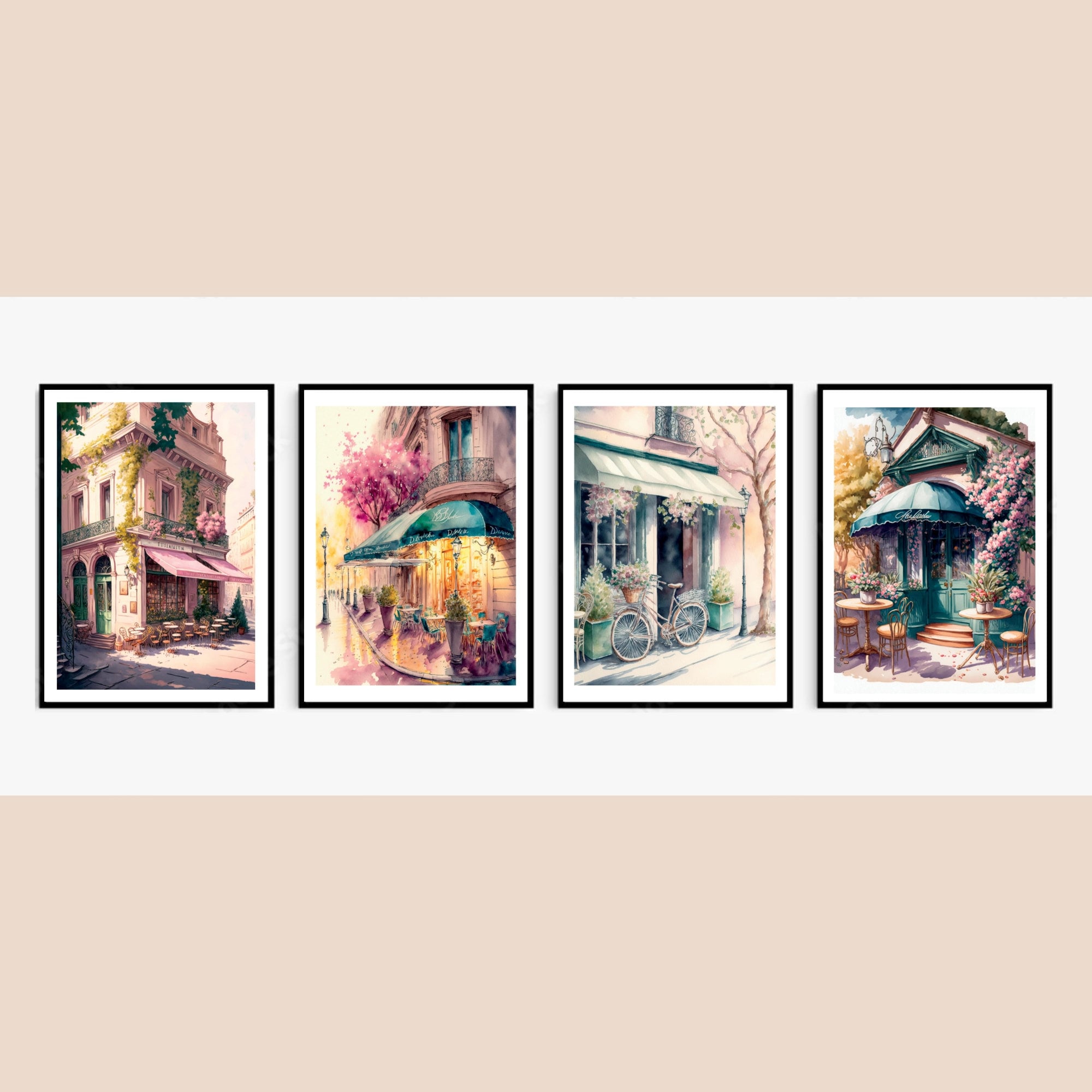 Paris Cafe Paris Cafe Art Print Paris Cafe Wall Art Paris Etsy