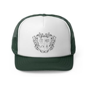 Trucker Hat: Smut U Crest. Trucker Caps