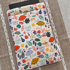 Paperback Book Sleeve Beachy Padded Book Sleeve