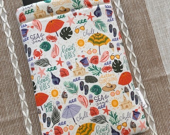 Paperback Book Sleeve Beachy Padded Book Sleeve