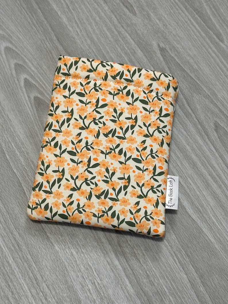 Kindle Paperwhite Padded Sleeve Summer Floral Padded Kindle Paperwhite Sleeve Orange Floral