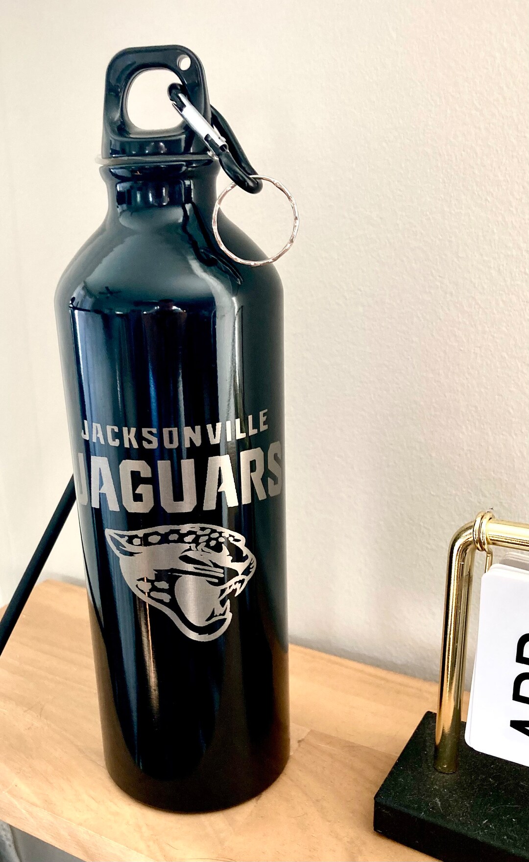 Aluminum Water Bottle 24oz. Jaguars Football Team Logo or Etsy