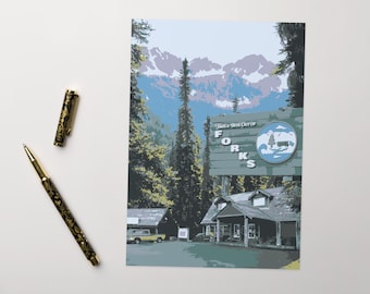 Vampire Forks, Washington Greeting Card