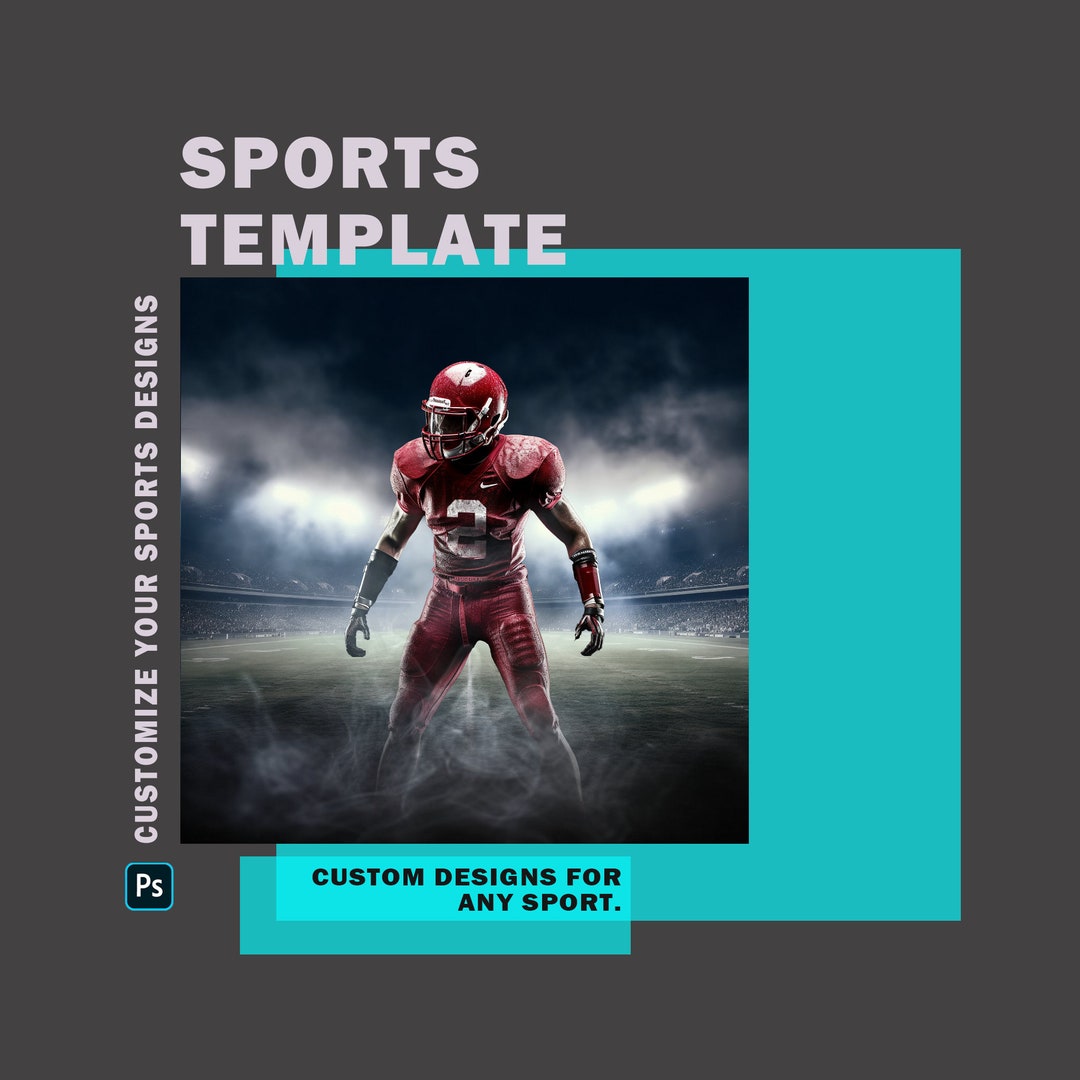 Make Your Own Sports Poster With Our Customizable Template - Etsy