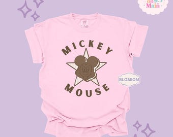 Mickey Mouse Star T-Shirt, Disneyland Magic Kingdom Apparel