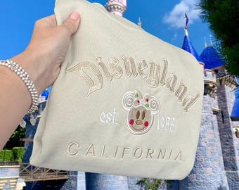 Disneyland Christmas Sweatshirt, Disneyland Christmas Shirt, Disneyland Embroidered Sweater, Disneyland Gingerbread, Mickey's Gingerbread