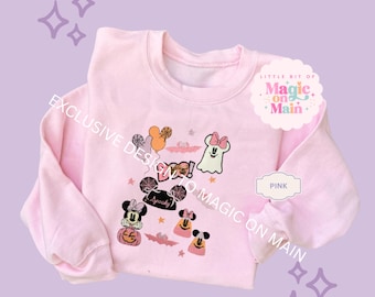 Disneyland Halloween Embroidery, Mickeys Not So Scary, Disneyland Sweatshirt, Disneyland Halloween Shirt, Mickey Pumpkin Shirt, Oogie Boogie