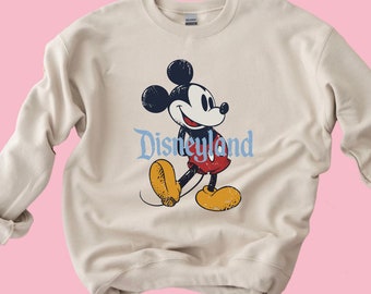 Disneyland Sweater, Disneyland Sweatshirt, Disneyland Shirt, Disneyland Sweatshirt Vintage, Disneyland Sweatshirt Women, Disneyland Mickey