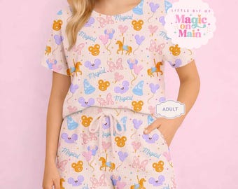 Conjuntos de ropa para mujer en Disneyland, conjuntos de ropa para mujer en Disneyworld, shorts de Disneyland, vestido de Disneyworld, conjunto de ropa de descanso de Disney.