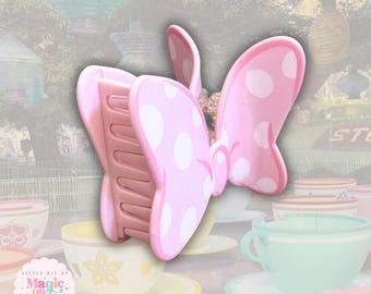 Disneyland Minnie Mouse Polka Dot Claw Clip, Magical Park Accessory