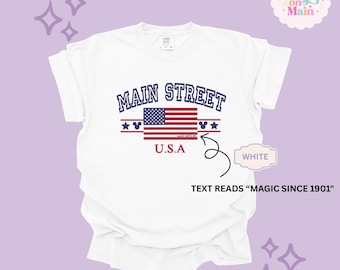 Main Street USA T-Shirt, Magic Since 1901 Graphic Tee
