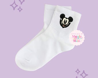 Disneyland Socks, Disney World Socks, Mickey Socks, Minnie Socks, Mickeys Not So scary Halloween, Oogie Boogy