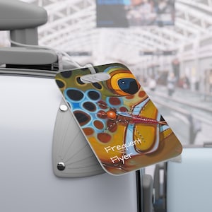 Vielflieger Brown Forelle Gepäckanhänger für Fliegenfischer