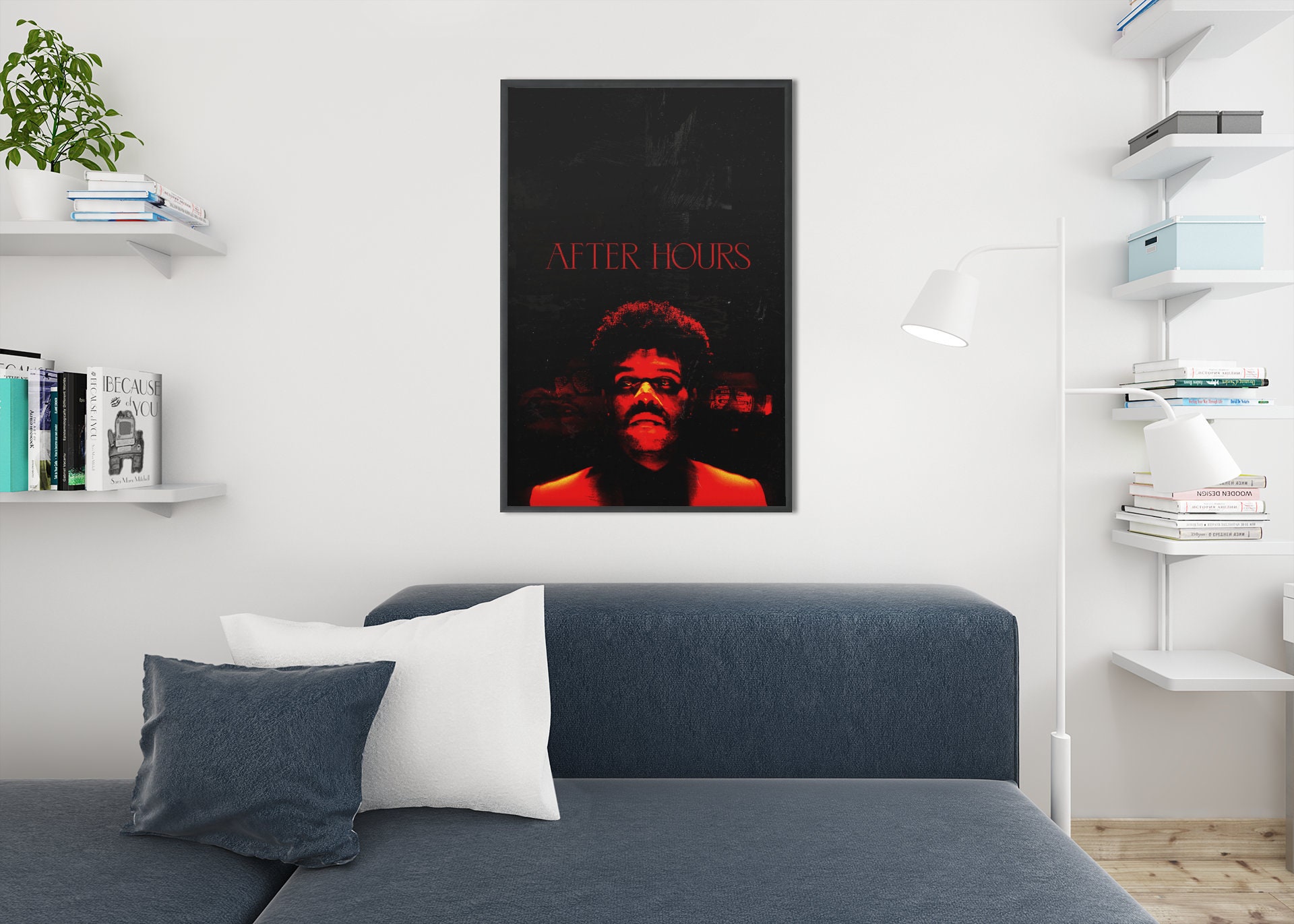 Discover The Weeknd Poster, Vintage Poster, Aesthetic Poster, Vintage Room decor, Gradient Wall Art, Home Decor