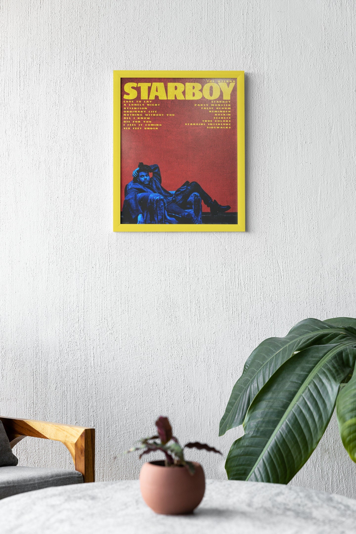 Discover The Weeknd Poster, Vintage Poster, Aesthetic Poster, Vintage Room decor, Gradient Wall Art, Home Decor