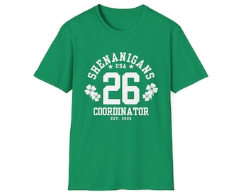 Shenanigans Coordinator Saint Patrick's Day Unisex Softstyle T-Shirt