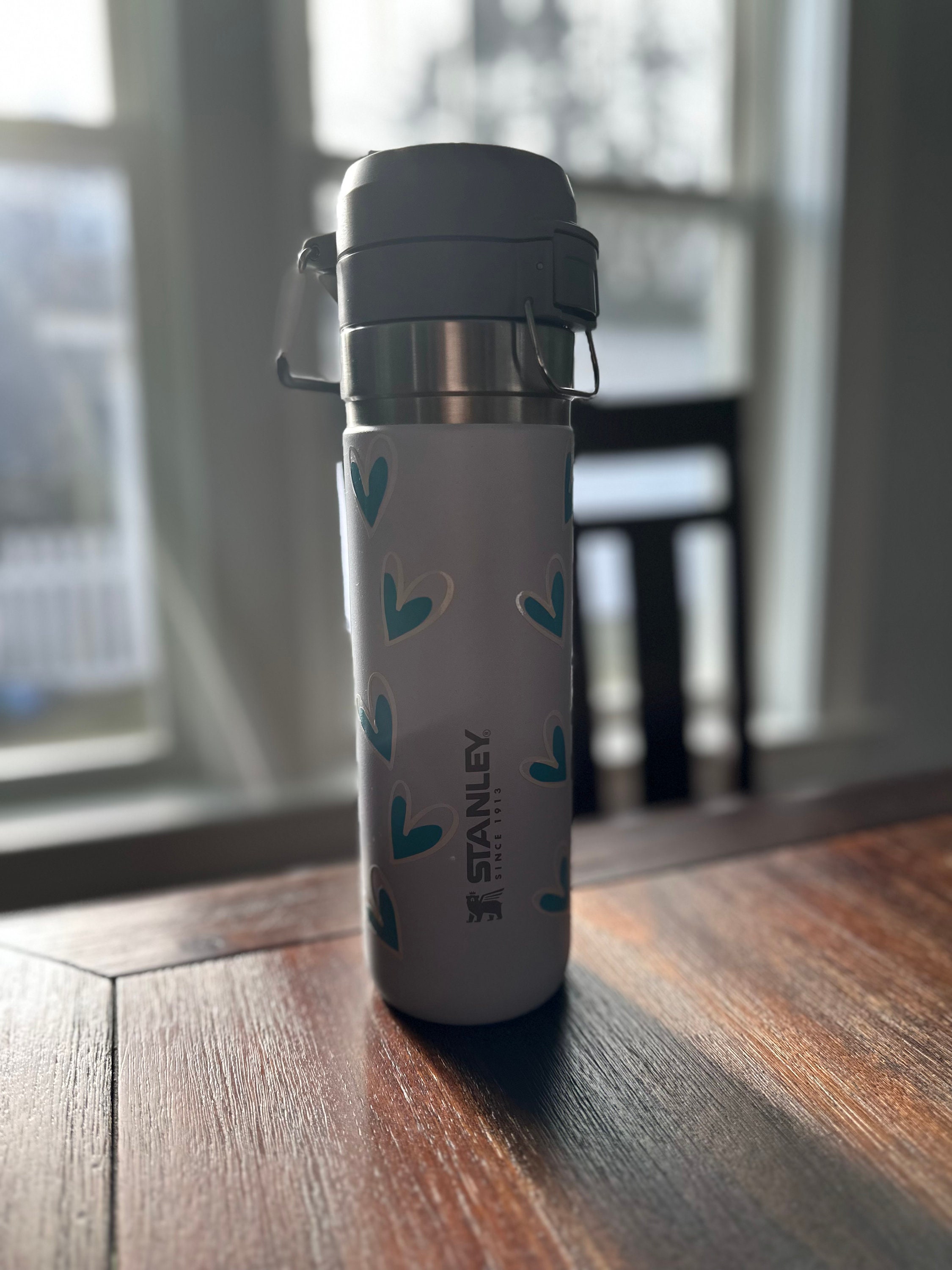 Stanley Stainless Steel 30oz Tumbler Flipstraw Leakproof Vacuum Insulated  Water Bottle Lapis Blue Pool Blue Lapis Swirl Charcoal Gray Cream 