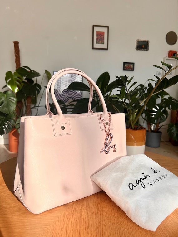 01: Vintage agnes b. Leather Bag Sac 1 Leather Bag in Natural