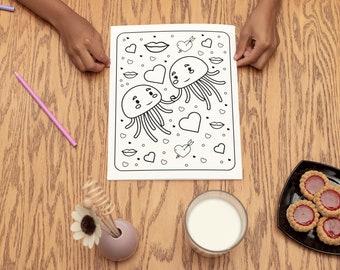 Coloring Pages Printable, Coloring Pages for Kids, Valentines Coloring Pages, Coloring Pages Digital, Coloring Pages,  INSTANT DOWNLOAD