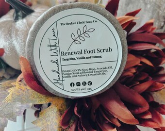 Fall Foot Renewal Scrub Bar | All-Natural | Artisan | Handcrafted | Seasonal