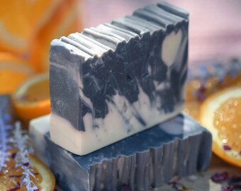 Moonlight (Cedar, Lavender, Patchouli, Orange) Bar Soap | Artisan | Handcrafted | Vegan