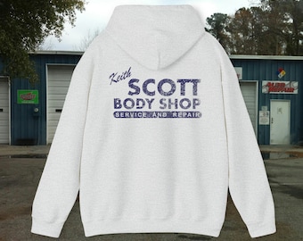 One Tree Hill - Keith Scott Body Shop Logo Graphic Hoodie Pullover - Chad Michael Murray - High Quality Sweatshirt