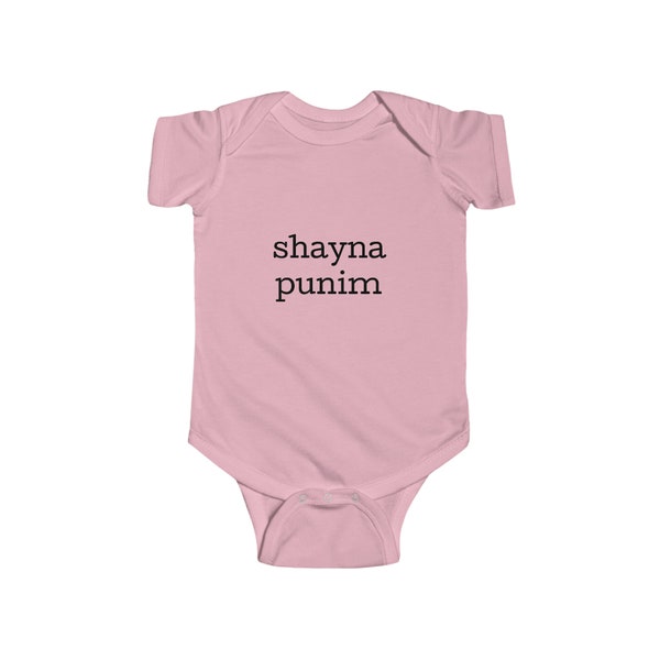 Shayna Punim Infant Fine Jersey Bodysuit