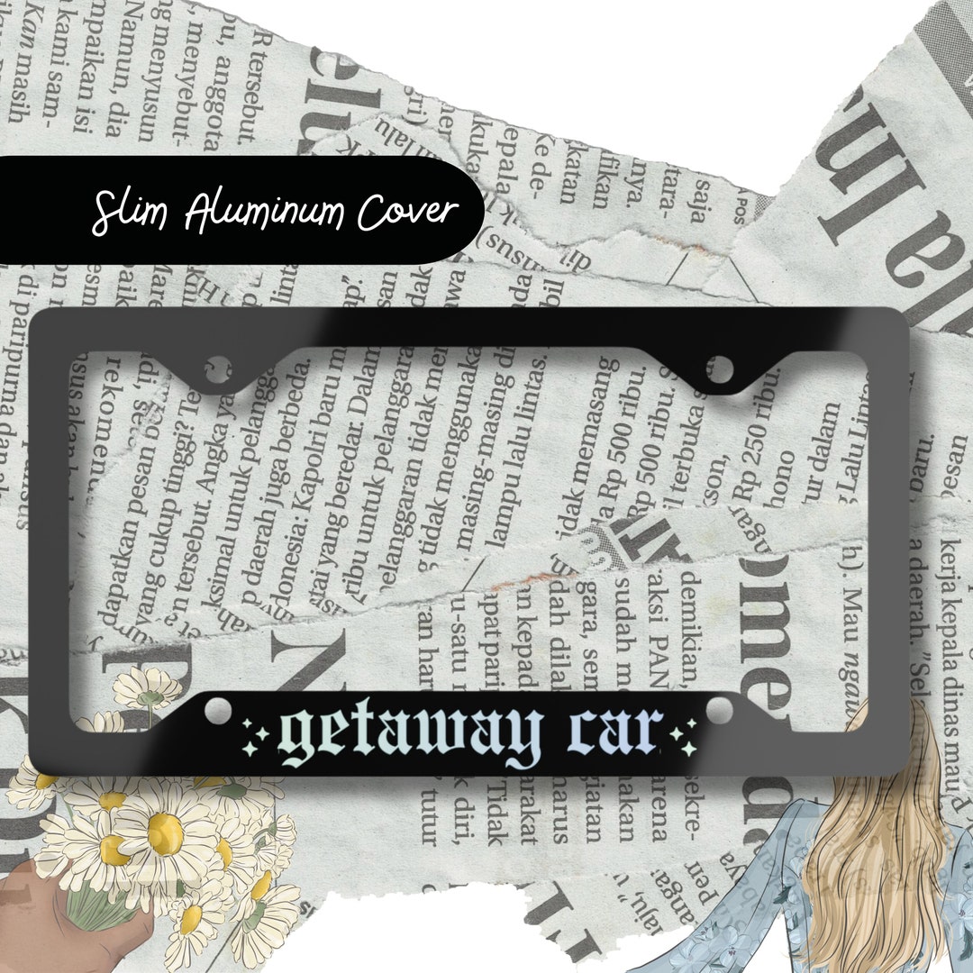 Getaway Car, License Plate Frame, Passenger Princess, Gift for Swift
