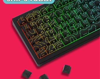 GSK keycaps 旧正月 147 Keys/set GMK Classic Retro Zhuyin Keycaps PBT Dye