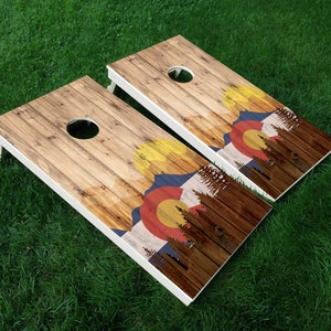 St Louis Blues/ Cardinals Cornholeset Cornhole Set Baggo 